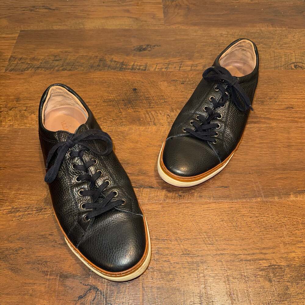 Allen Edmonds Porter Derby 50995 Men’s 10.5 D Black Leather FlyForm Portugal